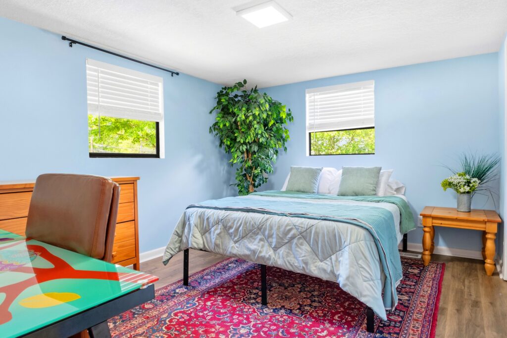 Professional Real Estate Photo of a Bedroom in a House